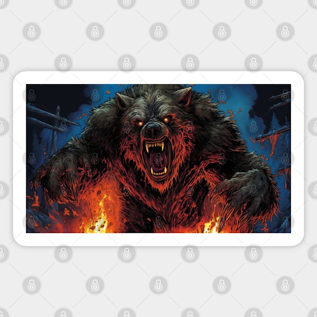 Diablo Druid Werebear Magnet by Nightarcade